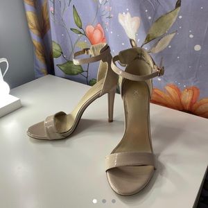 Nude high heels